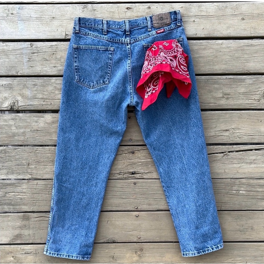 Vintage 90’s Wrangler Jeans Sz 36/30 Classic Western Denim